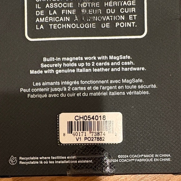 Coach Tan Leather MagSafe Wallet - Picture 2 of 5